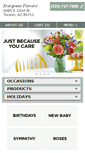 Mobile Screenshot of evergreenflowers.com